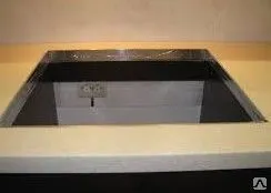 Фото №0 Вырез под раковину в плите из камня с полировкой торца