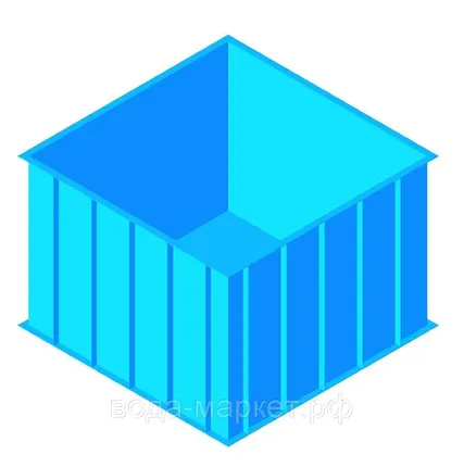 Фото №0 Купель прямоугольная 1,2х1,0х1,5 м - 1,5 м3