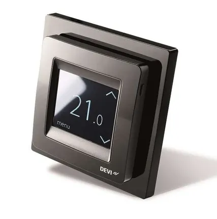 Фото №0 Терморегулятор DEVIreg Touch с комбинацией датчиков 16А черн. DEVI 140F1069