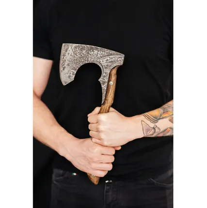 Фото №0 Кованый топор в чехле «Сварог»