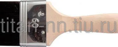 фото ВаРЯг 31241 Кисть плоская 25мм искусств.щетина (1шт) (12/360)