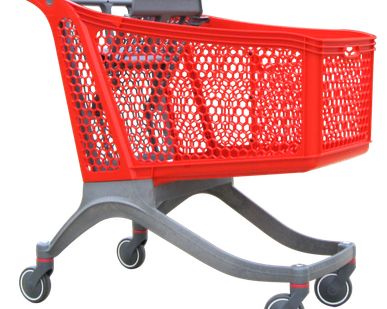 фото Пластиковая покупательская тележка Polycart-200