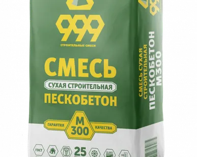 фото Смесь цементно-песчаная 999 М-300 25 кг
