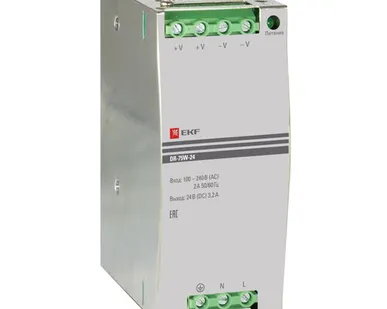 фото EKF Блок питания 24В DR-75W-24 EKF PROxima