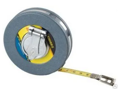 Фото №0 Мерная лента (рулетка) STAYER в пластм корпусе, стальное полотно, 20м