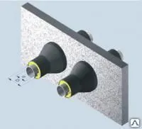 Фото №0 Неподвижная опора в пенополиуретановой изоляции