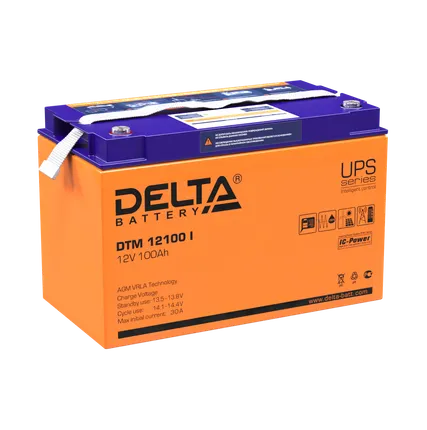 Фото №0 Аккумулятор Delta DTM 12100 I