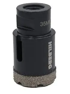 Фото №0 Коронка алмазная 35 мм с воском Super Hard, Hilberg