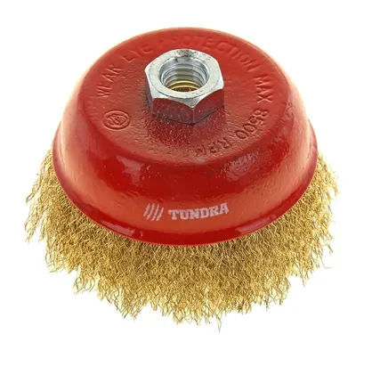 Фото №0 Щетка металлическая  для УШМ чашка М14, 100 мм