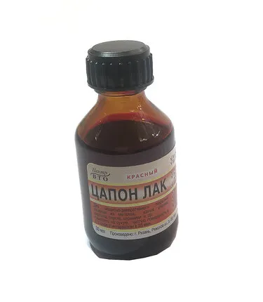 Фото №0 Лак ЦАПОН 30мл красный