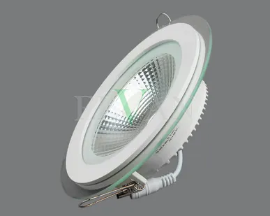 фото 703R-10W-3000K Светильник встраиваемый,круглый,со стеклом,LED,10W