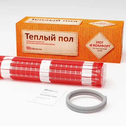 Фото №0 Нагревательный мат "Warmstad" WSM-400-2,70 в комплекте