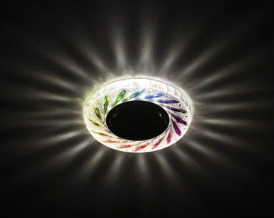 фото Светильник DK LD13 SL RGB/WH декор cо светодиодной подсветкой MR16 мультиколор ЭРА Б0028090