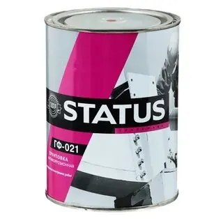 Фото №0 Грунтовка ГФ-021 серый 0.8кг Статус