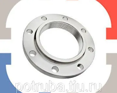 фото Фланец нержавеющий плоский приварной Ду 32 Ру 16 12Х18Н10Т ГОСТ 12820-80