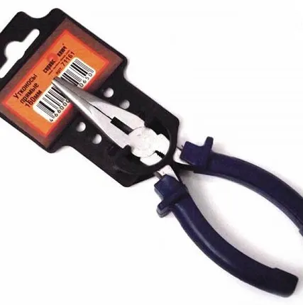 Фото №0 Утконосы прямые 200мм (синие ручк) Сервис К / 71201 /