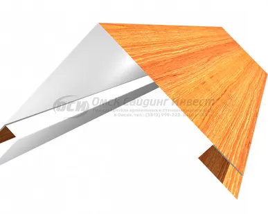фото Угол сложный (Корабельная рейка) Орех светлый (0.45)