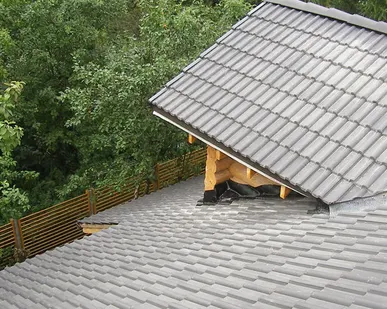 фото Натуральная черепица Baltic Tile (Sea Wave) Серый не окрашенный