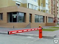 фото Монтаж автоматического шлагбаума
