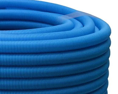 фото Кожух гофрированный таэн для м/п трубы Ду 16, синий. Бухта - 100 м.