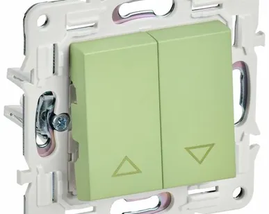 фото SKANDY Выключатель жалюзи 10А SK-V12G мятный IEK