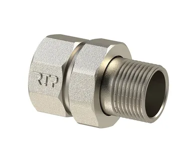 фото Соединитель американка латунный, внутренняя/наружная резьба, 6/4" РТП 33509