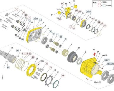 фото AtlasCopco Roc вращатель в сборе DHR6 1260 5013 18 1260501318 8992007652