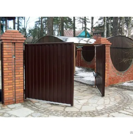 Фото №0 Распашные ворота, колитка