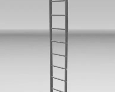 фото Лестница алюминиевая односекционная 1х8
