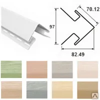 фото Внутренний угол Ю-пласт (3050 мм) Цветной