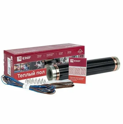 Фото №0 Комплект «Теплый пол» (пленка) 1100Вт 5кв.м шир. 0.5м инфракрасный EKF Ik-220-1100/0.5-5