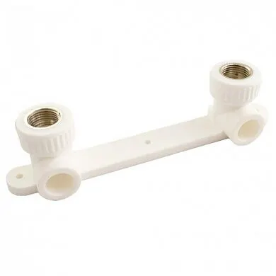 Фото №0 Угольник ПП установочный Ду 20х1/2" двойной MeerPlast