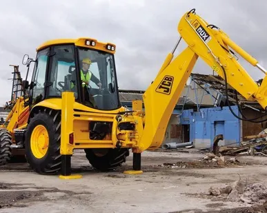 фото Услуги гидромолота на базе экскаватoра-пoгрузчика JCB