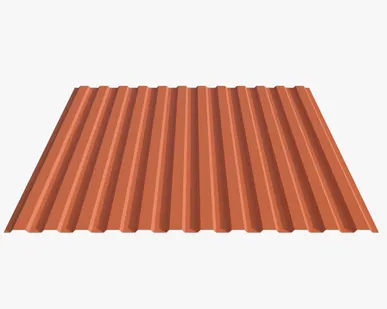 фото Профнастил Н10.40 Premium, 0.5 мм RAL 2004, Оранжевый