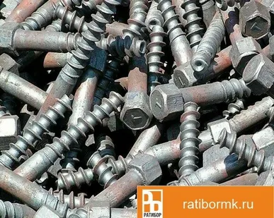 фото Шуруп путевой 1.24х250. ГОСТ 809-2020