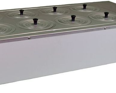 фото Баня водяная лабораторная UT-4308E (восьмиместная, 8-ти местная, эконом)