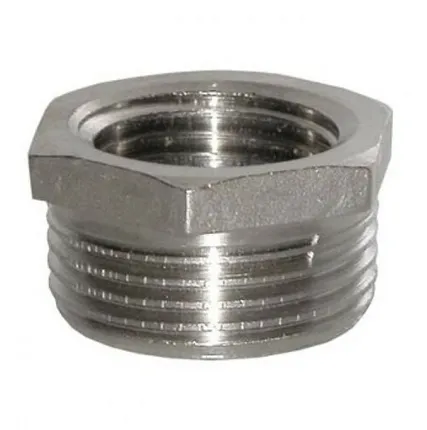 Фото №0 Термал Футорка переходная хромированная 3/4" x 1/2" без уплотнительного кольца