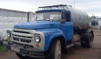 фото Вакуумка откачка выгребных ям