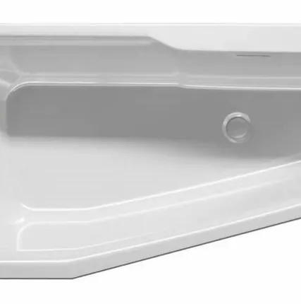 Фото №0 Встраиваемая акриловая ванна Riho Rethink Space 170х90 R со сливом-переливом, c тонким бортом (комплект)