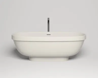 фото Ванна отдельностоящая Salini S-Stone GRECA 180x80 матовая/ДК белый 103121M