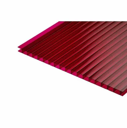 Фото №0 Поликарбонат Сотовый 2100х12000х6 Гранат SOTALIGHT