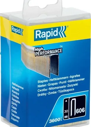 Фото №0 RAPID узкие, тип 606, 30 мм, 3600 шт, закаленные супертвердые гвозди (40303096)