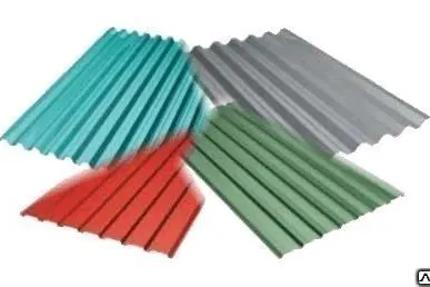 фото Профнастил НС21 0.35 оцинкованный