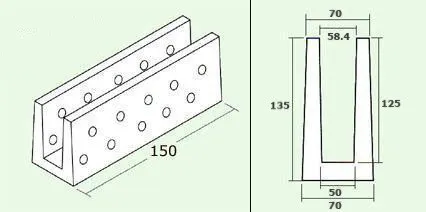 Фото №0 Лоток междупутный МПЛ тип II H-1.25