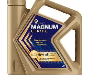 фото Масло моторное синт. Rosneft Magnum Ultratec 10W40 (e4L)