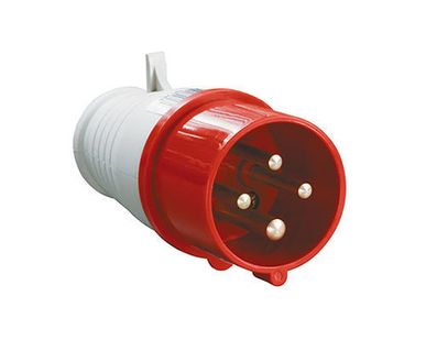 фото Вилка ИЭК 16А 3P+PE 380В IP44 ССИ-014