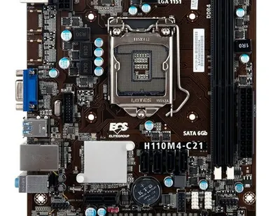 фото Материнская плата ECS H110M4-C21