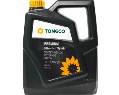 фото Масло моторное синтетическое TANECO Premium Ultra Eco Synth 5W-30 4 л 5W-30