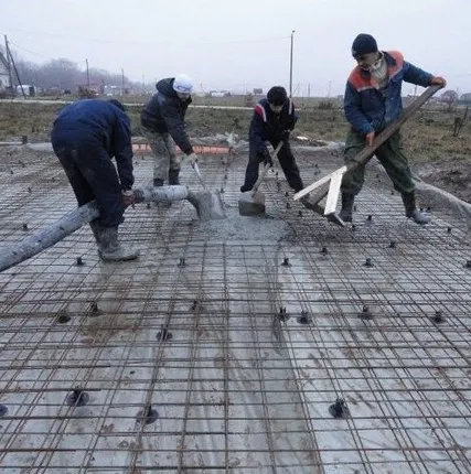 Фото №0 Заливка фундамента