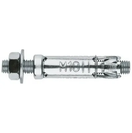 Фото №0 анкер-гильза оцинкованная со шпилькой ПАРТНЕР AC-ES M10x60/8 D16 2шт